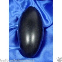 12&quot; Black Shiva Lingam Stone Narmada River India Rare Sacred Stone Hinduism - £374.82 GBP
