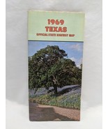 Vintage 1969 Texas Official State Highway Map Brochure - €8,52 EUR