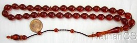 Prayer Beads Supha 33 Dark Honey Turkish Amber - Sikma Kehribar - Collec... - £151.94 GBP