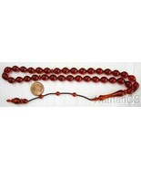 Prayer Beads Supha 33 Dark Honey Turkish Amber - Sikma Kehribar - Collec... - £149.48 GBP