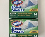2 Pack - Clorox Scrub Singles Kitchen Citrus Blend Scent, 14 Pads Each Box - £45.55 GBP