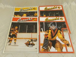 Vancouver Canucks Hockey Magazine 1984-85 Lot of 4 NHL Programs Oilers Gretzky - £30.93 GBP