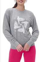 Spiritual Gangster Dove Relaxed Savasana Sweater Top Crew Neck $78, Sz S... - £23.29 GBP