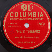 Gene Autry - Tumbling Tumbleweeds/ Old Missouri Moon 1946 78rpm Record 37000 - £7.12 GBP
