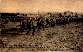 Chicago Daily News WW1 POSTCARD-GERMAN Charge, Fixed Bayonets, France BK59 - £5.44 GBP