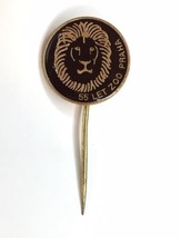 Prague 55 Year Anniversary  ZOO Czech Republic Collector Enamel Stick Pin Lion - £9.57 GBP