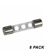 FL1WW Warm White 8V 23mA 3 SMD LED Fuse Lamp 8 PACK - $16.99