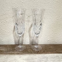 Set of 2 Cristal D &#39;Arques MASQUERADE Champagne Flutes * Genuine Lead Cr... - £11.86 GBP