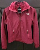 Women&#39;s The North Face Pink Berry Fur Lined Athletic Jacket Size XS - £79.93 GBP