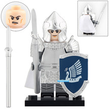 Swan Knights Lord of the Rings Custom Printed Lego Compatible Minifigure Bricks - £2.36 GBP