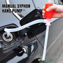Manual Syphon Hand Pump Siphon Liquid Transfer Fuel Diesel Petrol &amp; Water - $7.90
