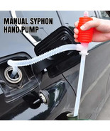 Manual Syphon Hand Pump Siphon Liquid Transfer Fuel Diesel Petrol &amp; Water - $145.41 MXN