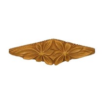 Bakelite Vintage Carved Butterscotch Brooch Detailed Flower Design 3&quot; Hawaiian - £111.46 GBP