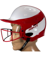 Rip-It Vision Red/White Fastpitch Softball Helmet w/Chin Strap M/L 6 1/2... - $26.33
