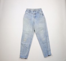 Vintage 90s Streetwear Womens 6 Distressed High Waist Tapered Leg Denim ... - £29.95 GBP