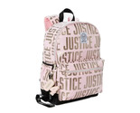 Justice Girls 17&quot; Laptop Backpack with Lanyard Pink Metallic - $29.99