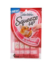 Hartz Delectables Squeeze Up Soft Snack Treat Food for Cats with Tuna &amp; Salmon - £7.82 GBP