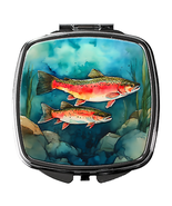 Trout Artwork Square Compact Mirror - $15.95