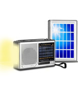 New Technical Pro Handheld Solar Powered Radio Speaker with Headphone Ou... - €25,70 EUR