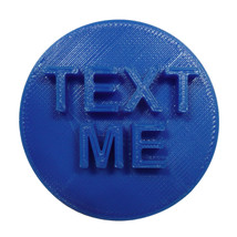 Text Me Candy Heart Cookie Stamp Embosser Made In USA PR5464 - $3.99