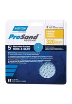 5&quot; Norton 03226 ProSand Multi-Hole Hook &amp; Sand Center Hole Vacuum Discs,... - $26.10 CAD