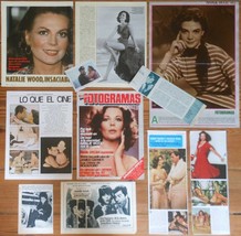 NATALIE WOOD spain clippings 1960s/80s magazine articles photos sexy pos... - $13.99