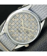 AUTOMATIC REFURBISHED SEIKO 5 MENS WATCH JAPAN MADE GREY DIAL CUSTOM a44... - $44.99