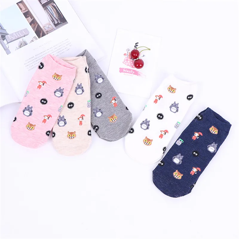 Play Cute Animal Cotton Socks for Female  Chinchilla Summer and Spring Short Soc - £22.98 GBP