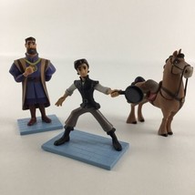 Disney Tangled Figures Topper Horse Fidella King Frederick Flynn Ryder 3... - £19.42 GBP