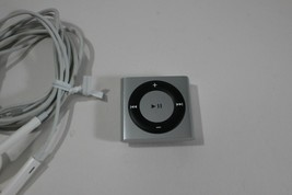 iPod Shuffle 4th Gen Apple Generation Grey A1373 2GB Silver w/ Clip 100%... - £57.12 GBP