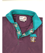 Vintage 90s Anaheim Mighty Ducks NHL Polo Shirt Men&#39;s Size XL USA Made S... - £19.46 GBP