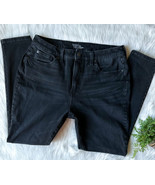 Time And Tru High Rise Curvy Skinny Jeans Womens 14 Black Denim Pants - €15,02 EUR