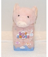 NIB AROMA HOME HOT SNUGS PINK PIG MICROWAVABLE CUDDLE PILLOW - $24.99
