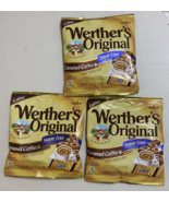 Werther&#39;s Original SUGAR FREE CARAMEL COFFEE Hard Candy 1.46oz (3 Bags) - £8.45 GBP