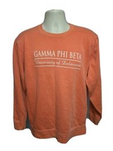 University of Delaware Gamma Phi Beta Eta Chapter Adult Small Orange Sweatshirt - £16.98 GBP