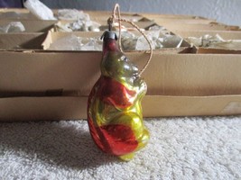 Vintage Squirrel Christmas Tree Blown Glass Ornament 2.75&#39;&#39; rare Antique - £17.91 GBP