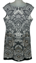 London Style Collection Paisley Strapless Pencil Dress Size 14 - $24.74