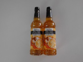 Salted Carmel Jordan&#39;s Skinny Syrups Gormet Sugar Free 0 Cal 25.4 oz 2 Bottles - £22.85 GBP