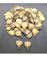 Large Lot of Metal Brass Color Hot Air Balloons Earrings Jewelry Finding... - £9.88 GBP