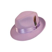 Men Bruno Capelo Hat Australian Wool Crushable Fedora Untouchable UN127 Lavender image 2