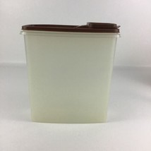 Tupperware Large Cereal Dry Food Keeper Storage Container Brown Lid Vint... - $25.69