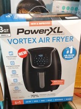 Power XL 3-Qt Vortex Air Fryer - Black - £44.83 GBP