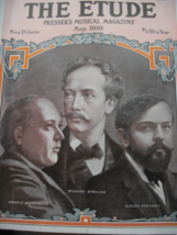 The Etude, Presser’s Musical magazine, May 1916. Antique The Etude Music Magazin - £38.55 GBP