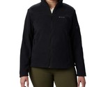 Columbia Women&#39;s Fast Trek II Jacket Full Zip Soft Fleece Logo Black 2X ... - $49.49