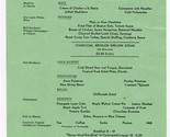 Princess Hotel American Plan Dinner Menu Bermuda 1955 - $47.52
