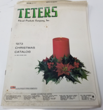 Teters Floral Products Catalog 1973 Christmas Wreaths Baskets Pottery - £15.12 GBP
