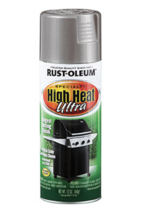 Rust-Oleum High Heat Ultra Spray Paint, Silver, 12 Oz. - £14.04 GBP