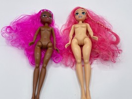 Xtreme Play Hairmazing Fashion Doll Lot Pink Fuchsia Long Hair - £5.78 GBP