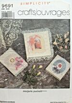 Simplicity 9691 Craft Pattern Book Covers Albums Lace &amp; Ribbon Embellish... - $4.21