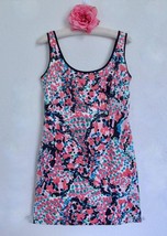Lilly Pulitzer Sequin Tank Dress 4 Lucy Cameo Sweet Nothings Floral Print - £39.95 GBP